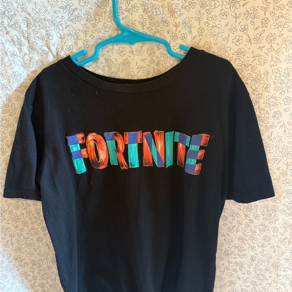 Black Fortnite Kids Tank Top